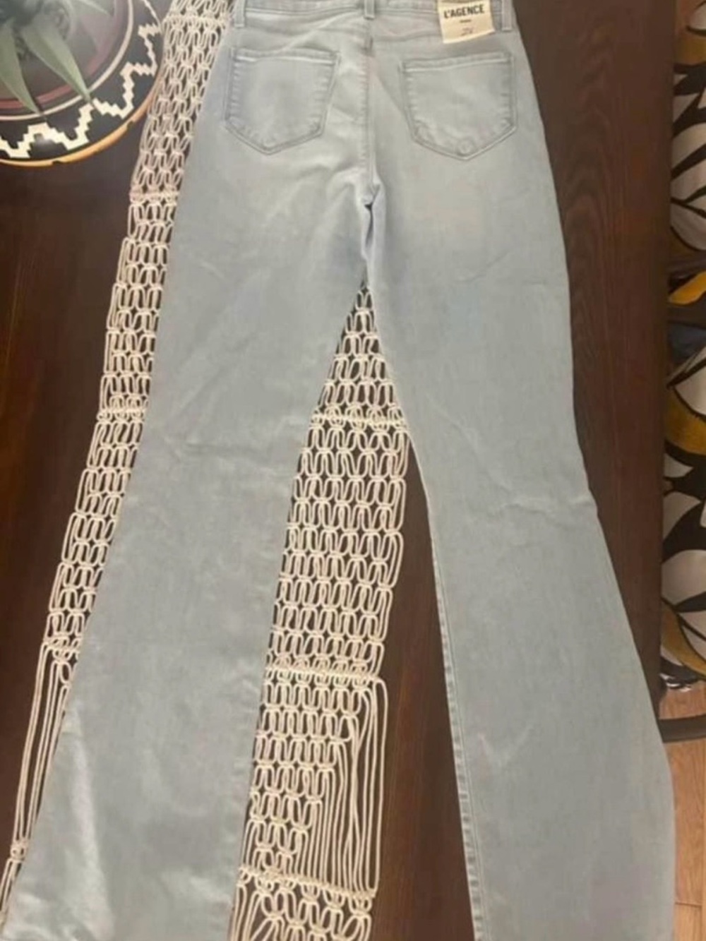 L'AGENCE High-Rise Abilene Side Sllit Jeans